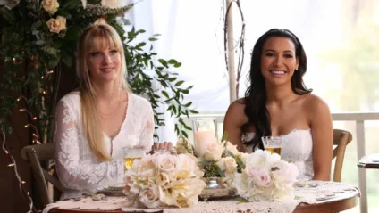 Heather Morris e Naya Rivera interpretaram Brittany e Santana em Glee - Divulgação