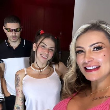 Bruno ZL, MC Pipokinha e Andressa Urach - Reprodução/Instagram