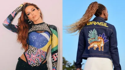 Anitta detona uniforme da Riachuelo para Time Brasil - Reprodução/Instagram/Montagem