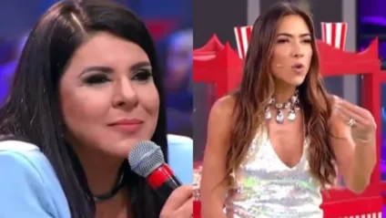 Mara Maravilha e Patrícia Abravanel no Show de Calouros - Reprodução/SBT/Montagem