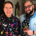 Silvio Santos e o neto Tiago Abravanel - Reprodução/Instagram