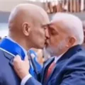 Alexandre de Moraes se beijando foi criado por IA - Reprodução/Instagram