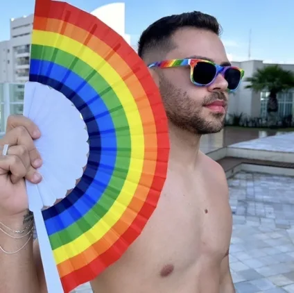 Leque Pride Brasil