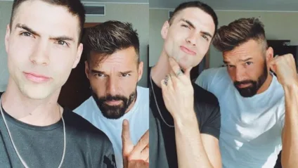 Johann Vera e Ricky Martin - Reprodução/Instagram/Montagem