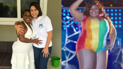 Jojo Todynho vai suspender música em agradecimento à comunidade LGBTQIAPN+ depois de posar ao lado de Michelle Bolsonaro - Reprodução/Instagram/Montagem