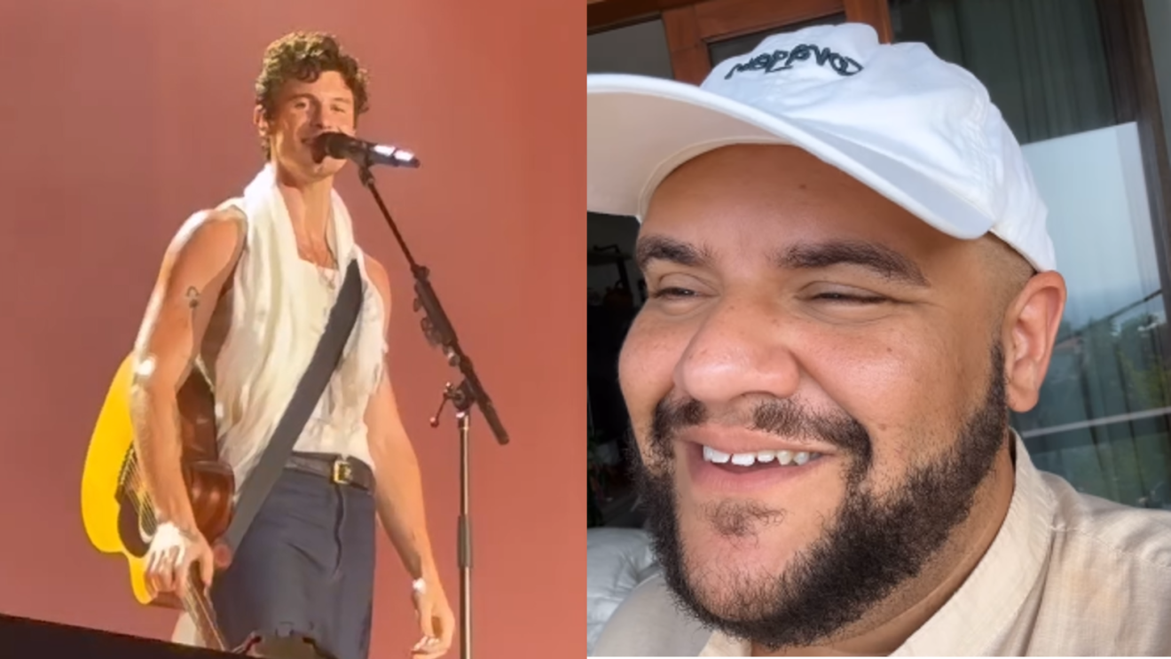 Gominho garante que trocou olhares com Shawn Mendes no Rock in Rio - Reprodução/Instagram/Montagem