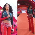 Ludmilla no Estádio do Restelo, em Portugal - Divulgação/Camila Hage/Montagem