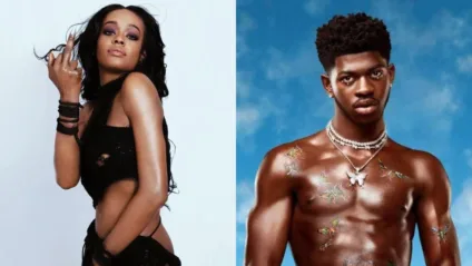 Azealia Banks e Lil Nas X trocam insultos no X, antigo Twitter - Reprodução/Instagram/Montagem