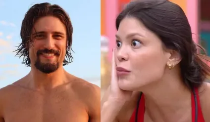 Daniel Rocha reage a possível romance homoafetivo de Vitória Strada no BBB 25