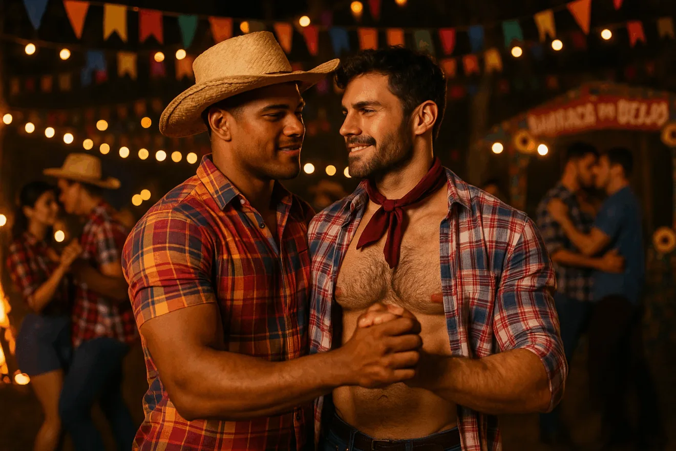 Bota o chapéu, ajeita a fivela e vem pro Arraiá Pride — o São João mais diverso da cidade, gay!