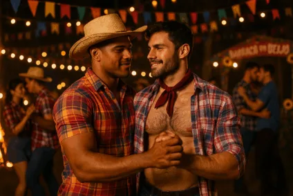 Bota o chapéu, ajeita a fivela e vem pro Arraiá Pride — o São João mais diverso da cidade, gay!