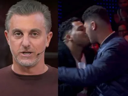 Luciano Huck 'quebra o tabu' na Globo e exibe beijo gay no Domingão