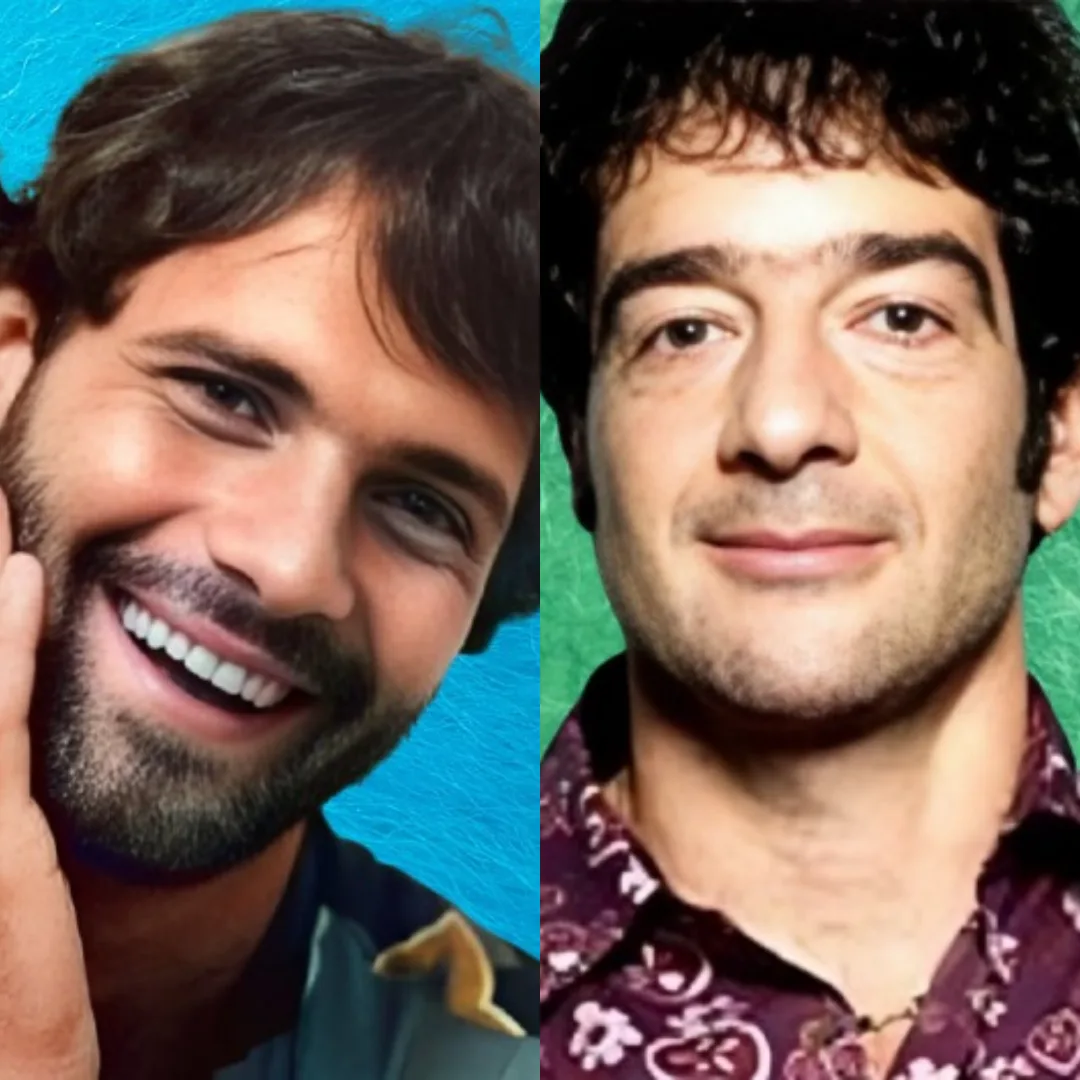 Os cantores e compositores Cazuza e George Israel.