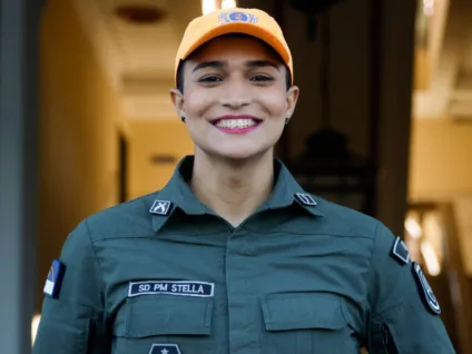Primeira mulher trans da Polícia Militar de Pernambuco fala sobre trajetória: "Busco inspirar"