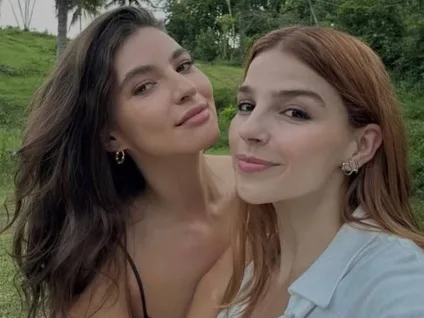 Alanis Guillen celebra impacto de casal lésbico  em Três Graças: 