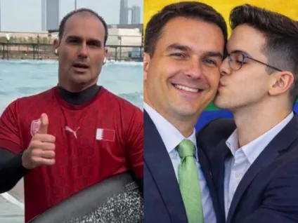 Eduardo Bolsonaro pede votos de LGBTs para Flávio, e vira piada na web: 