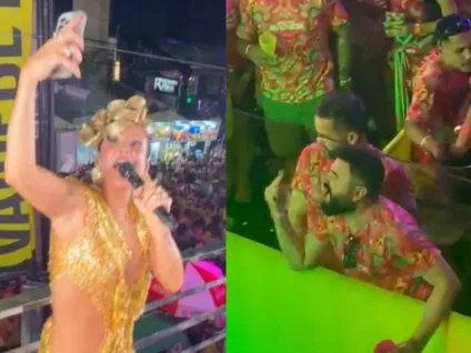 Claudia Leitte é alvo de ofensas durante bloco na Paraíba e causa violência: "Desrespeitar jamais"