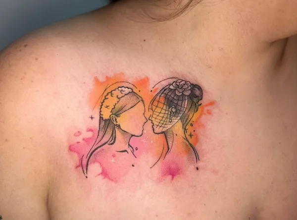Fã gasta R$ 500 e faz tatuagem em homenagem ao casal Loquinha: "Representatividade"