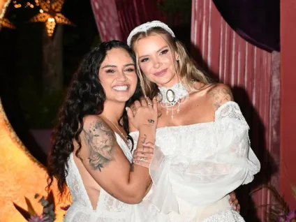 Ex-BBB Marcela Mc Gowan e Luiza Martins se casam em cerimônia no interior de São Paulo
