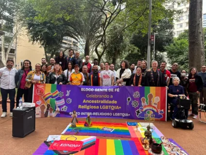 Fórum LGBTQIA+ Inter-religioso promove ato pela diversidade e democracia em São Paulo