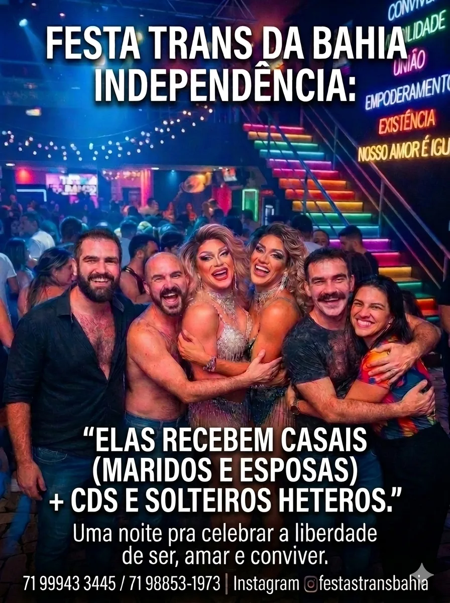 Festa Trans Independência celebra liberdade e diversidade em Salvador