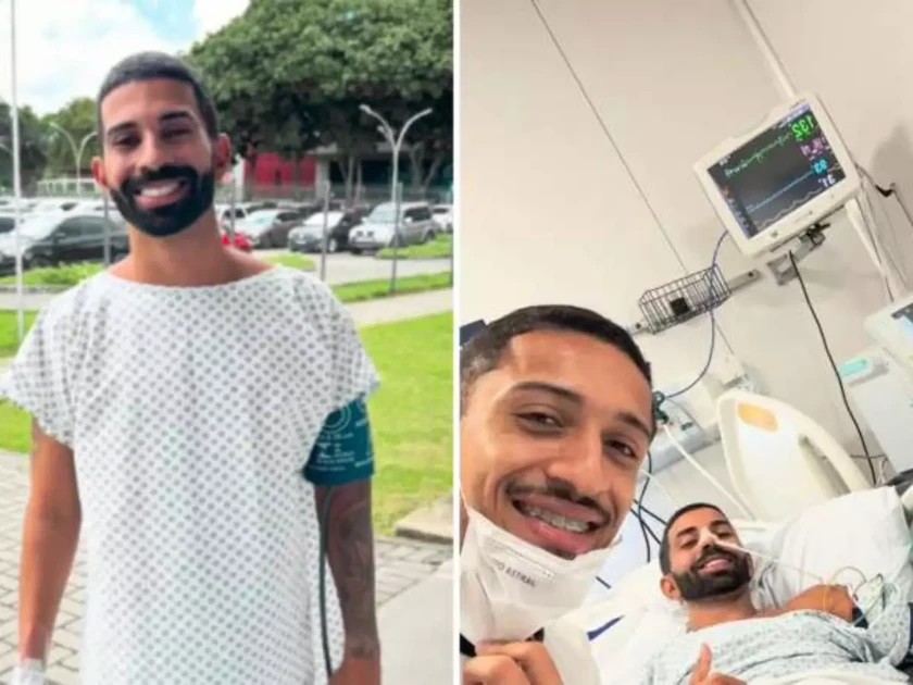 Lukas Alvarenga e namorado