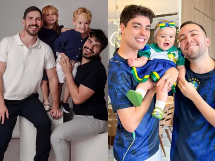 Robert e Gustavo; Lucas Bley e Lucas Rangel