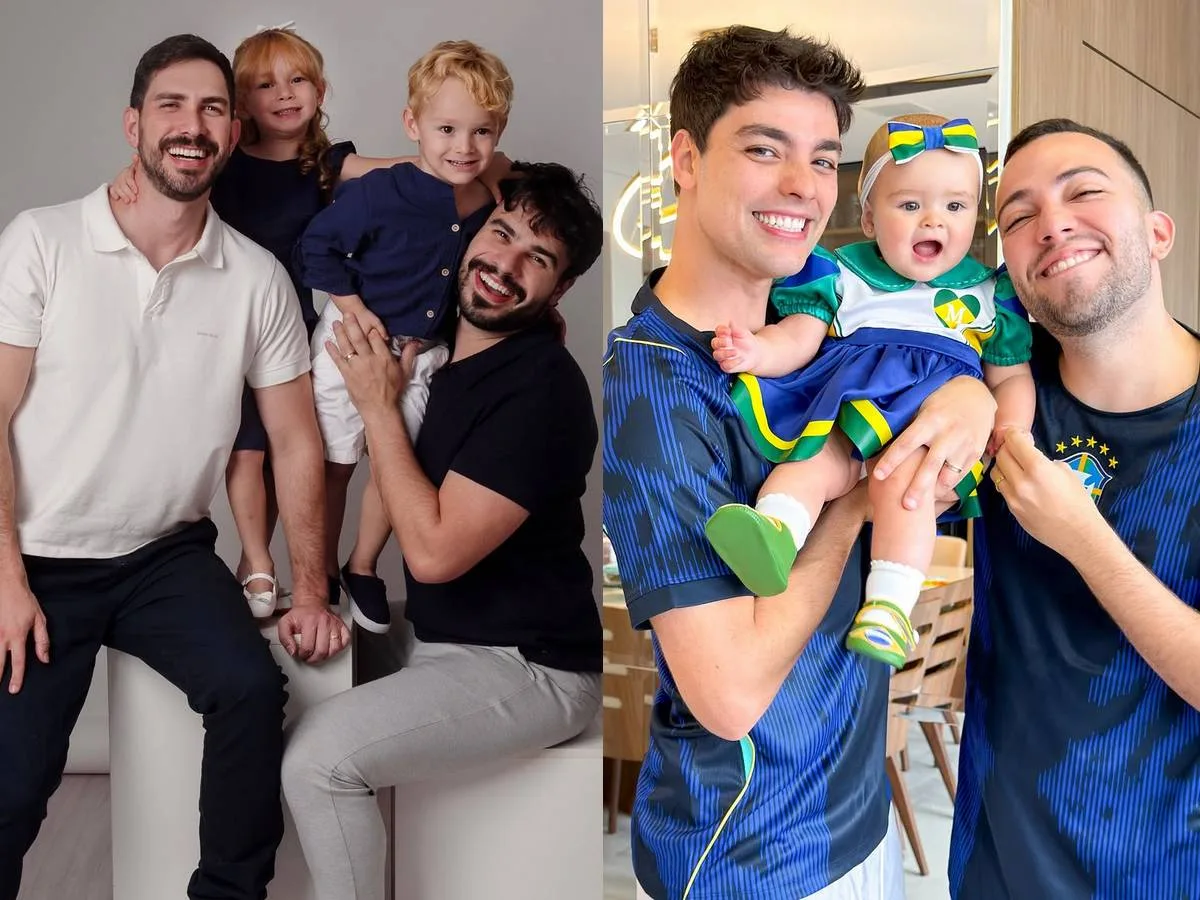 Casais LGBTQIAPN+ surgem entre os 10 maiores influenciadores de paternidade no Brasil