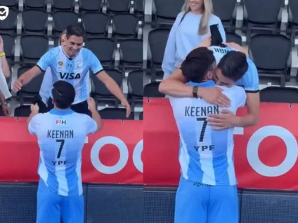 Primeiro-ministro da Holanda viraliza ao beijar o noivo durante Copa do Mundo de hóquei