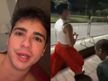 João Victor Gonçalves, o Mau Mau de Quem Ama Cuida, é hostilizado no Rock in Rio e chora após ataques: 